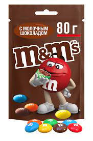 M&M 80 г с молочным шоколадом